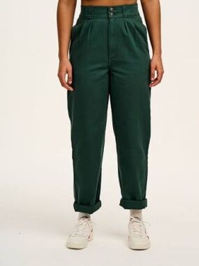 Lucy & Yak Addison Trousers in Posy Green Size 50R UK 46R US NWT